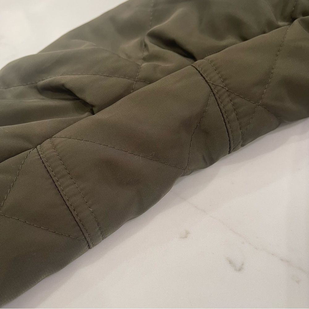 Aqua green lined bomber jacket - Picture 16 of 16